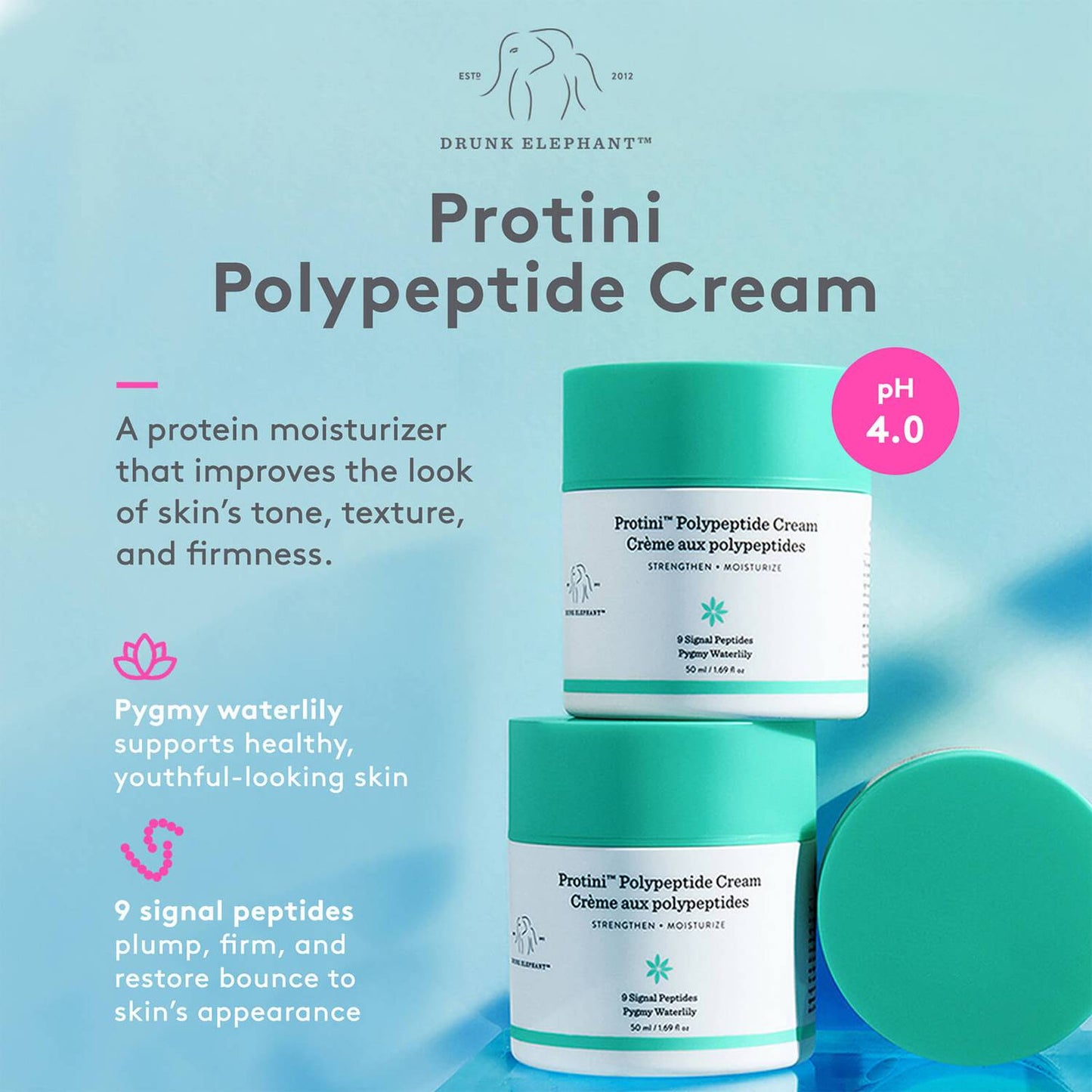 DRUNK ELEPHANT PROTINI POLYPEPTIDE CREAM