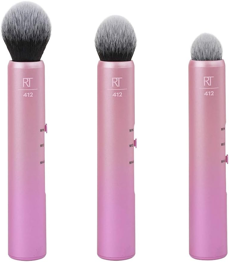 Real Techniques Slide 3-in-1 Customizable Blush Make-Up Brush for Blusher and Bronzer