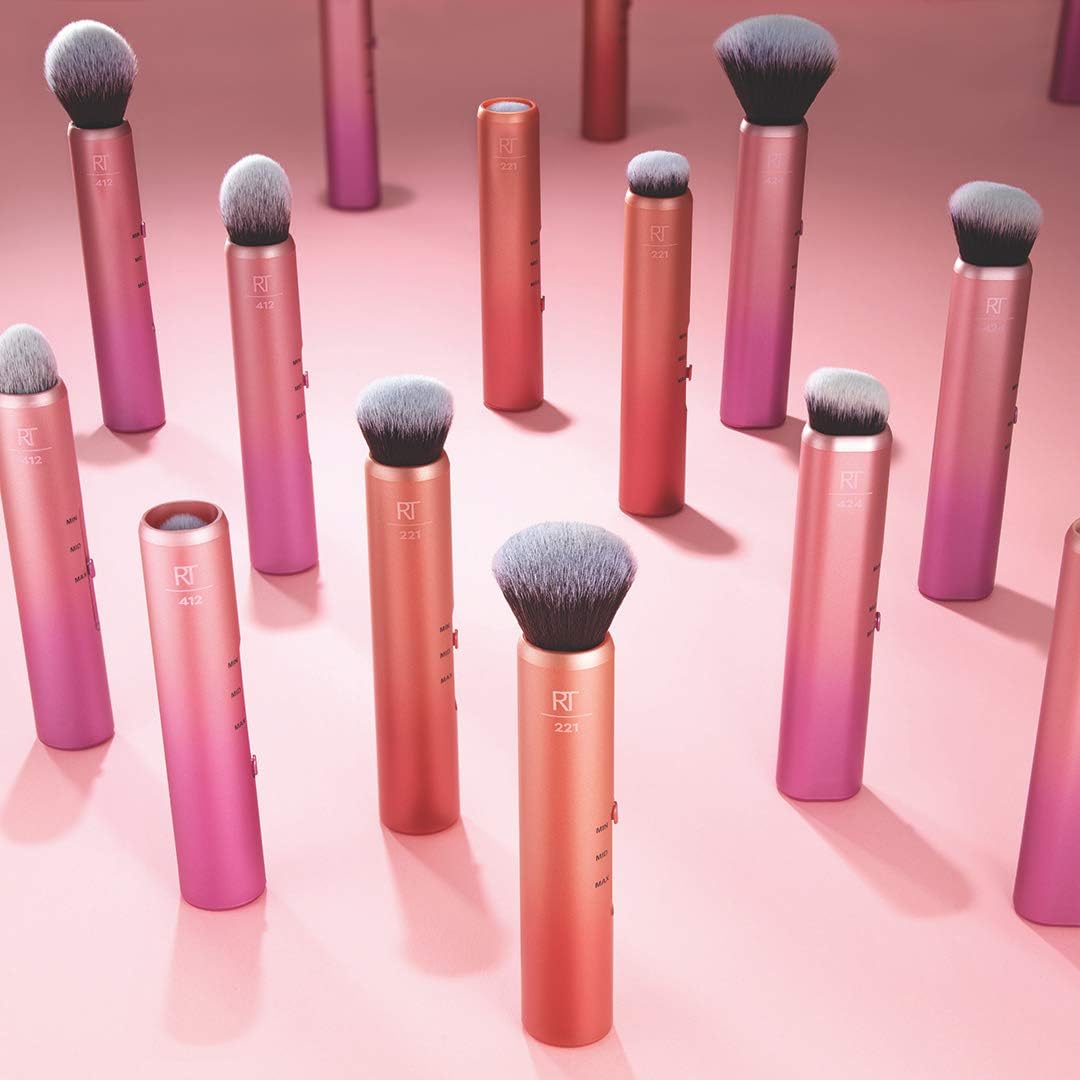 Real Techniques Slide 3-in-1 Customizable Blush Make-Up Brush for Blusher and Bronzer