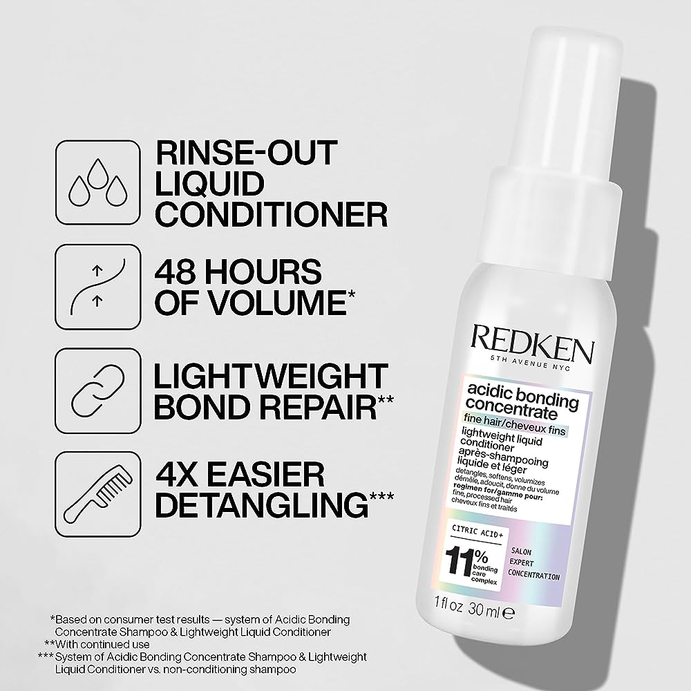 Redken Acidic Bonding Concentrate lightweight conditioner in a spray