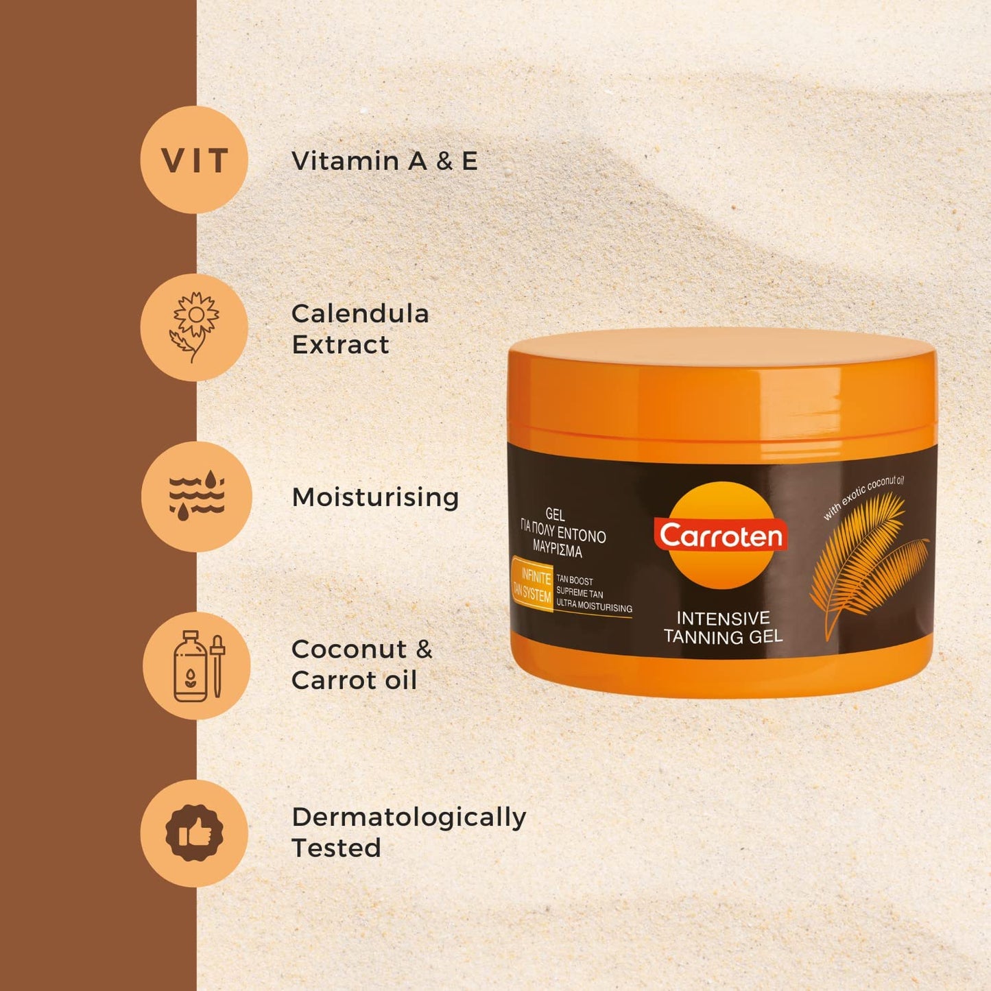 Carroten Intensive Tanning Gel