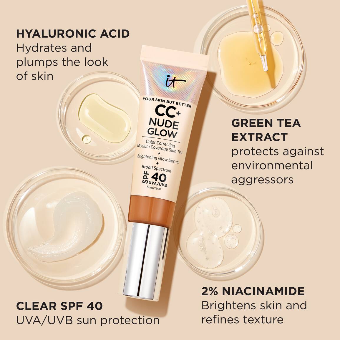 IT Cosmetics Your Skin But Better CC+ Nude Glow