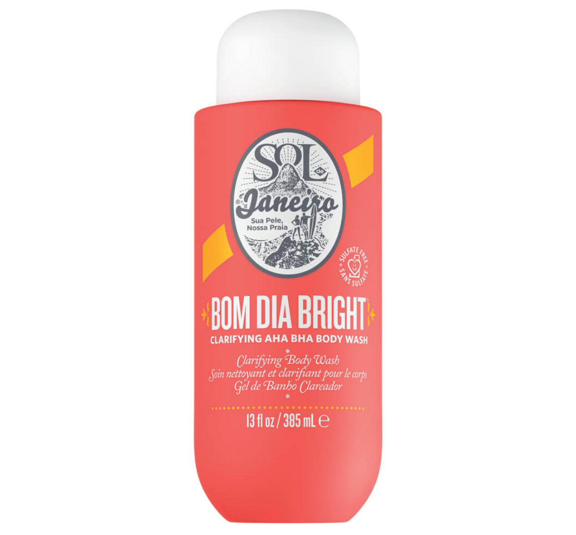 SOL DE JANEIRO BOM DIA BRIGHT CLARIFYING AHA BHA BODY WASH 385ML