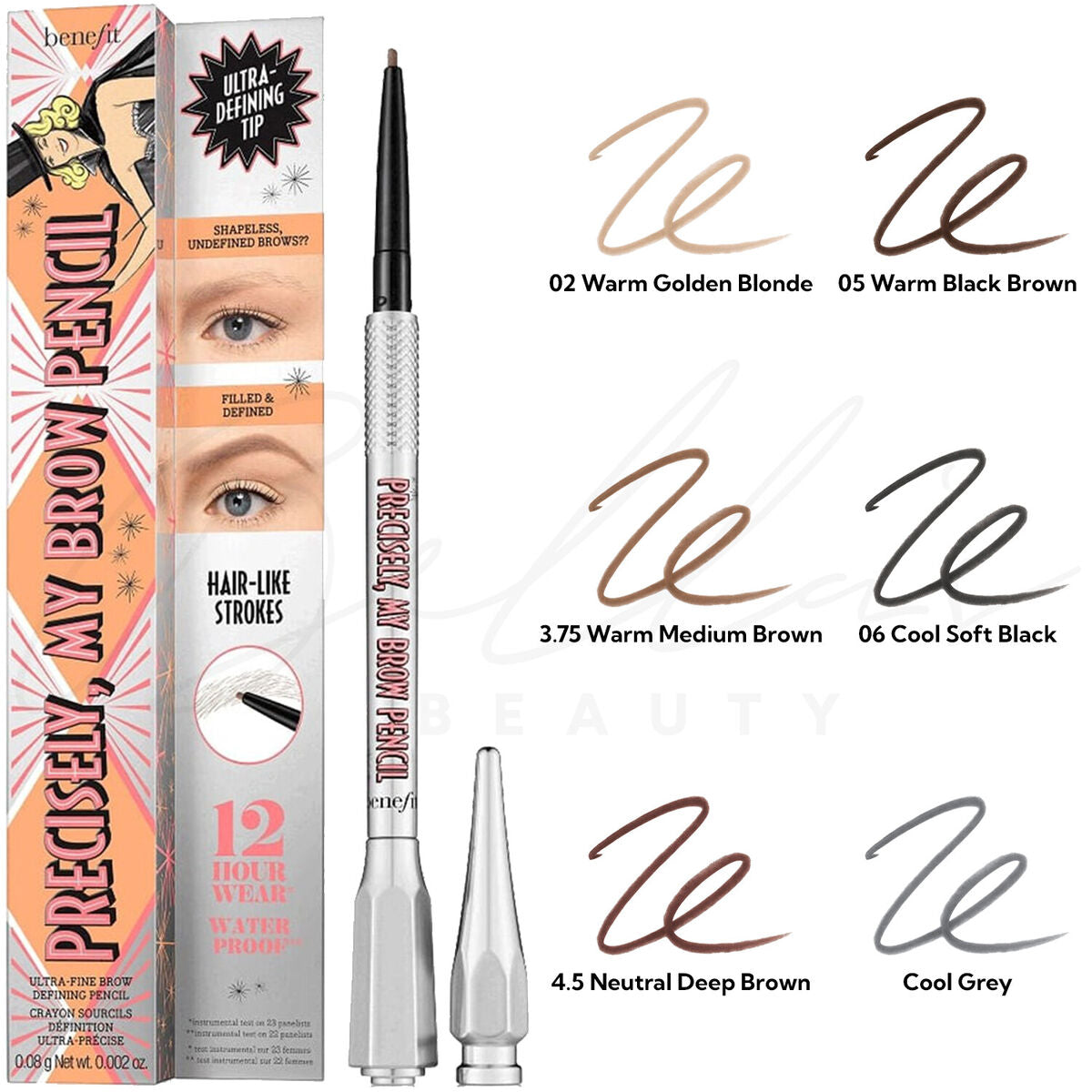 Precisely, My Brow Pencil ultra-fine brow defining pencil in shade 4 | fun-size