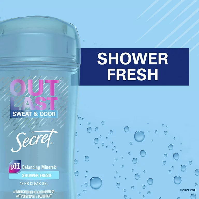 Secret Deo Outlast Clear Gel