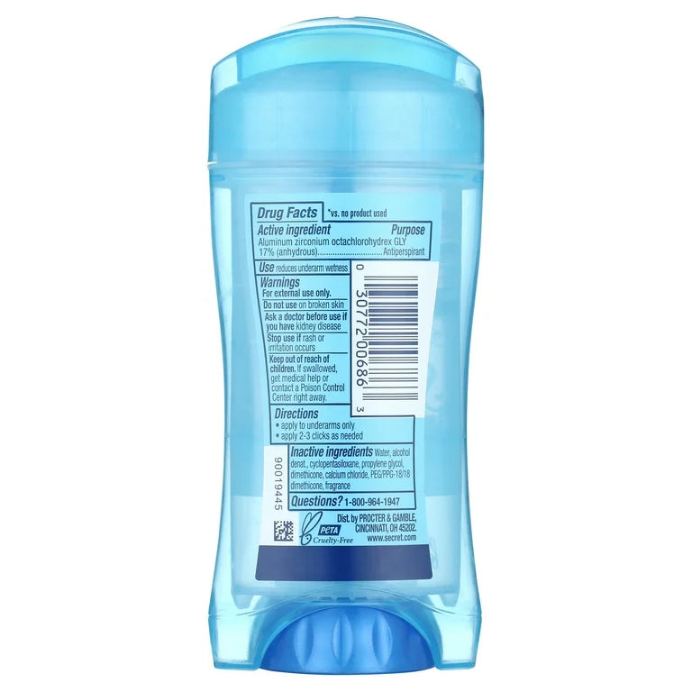 Secret Deo Outlast Clear Gel