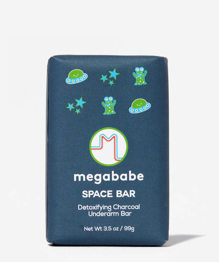 MEGABABE SPACE BAR DETOXIFYING CHARCOAL UNDERARM BAR