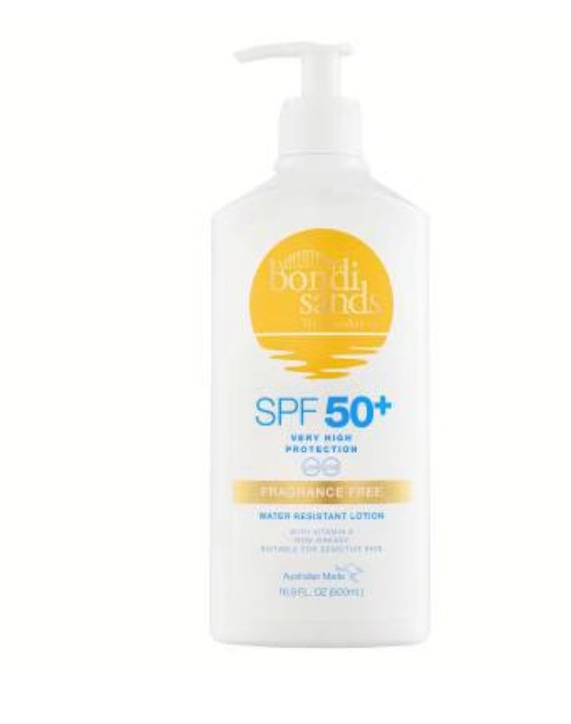 BONDI SANDS Spf 50+ Fragrance Free Sunscreen Lotion Value Pump Pack 500ml