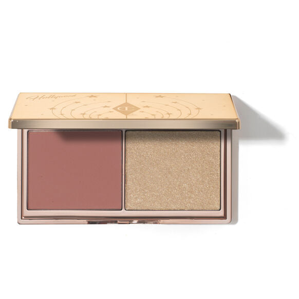 CHARLOTTE TILBURY MINI HOLLYWOOD BLUSH & GLOW - TAN/DEEP