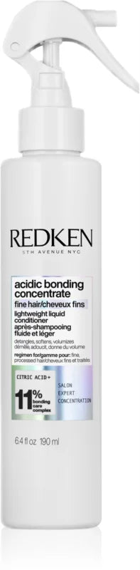 Redken Acidic Bonding Concentrate lightweight conditioner in a spray