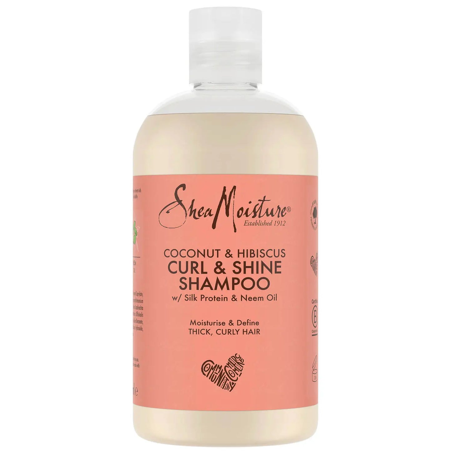 Shea Moisture Coconut & Hibiscus Curl & Shine Shampoo/Conditioner 379ml