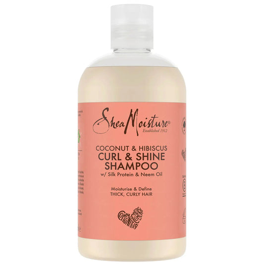 Shea Moisture Coconut & Hibiscus Curl & Shine Shampoo/Conditioner 379ml