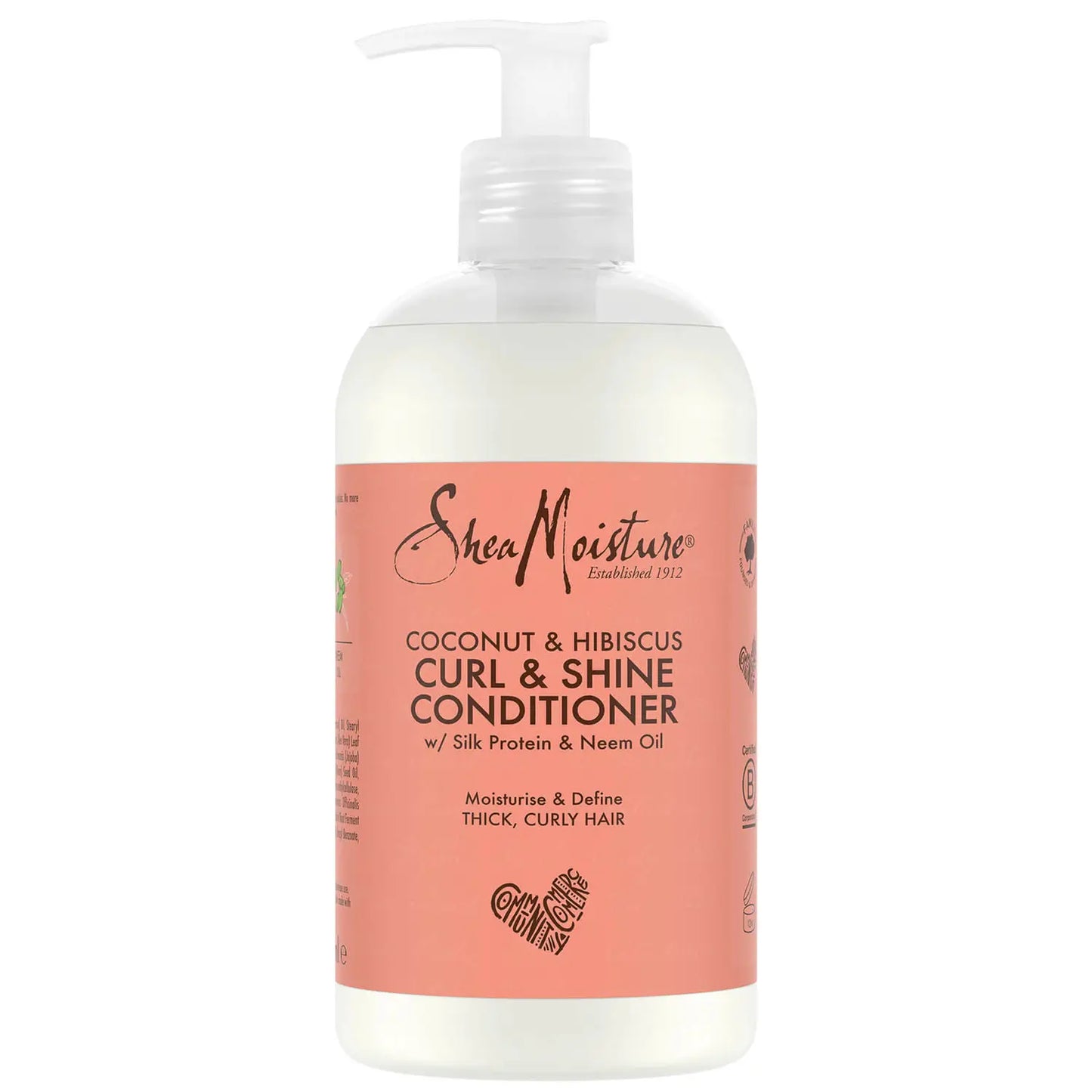 Shea Moisture Coconut & Hibiscus Curl & Shine Shampoo/Conditioner 379ml