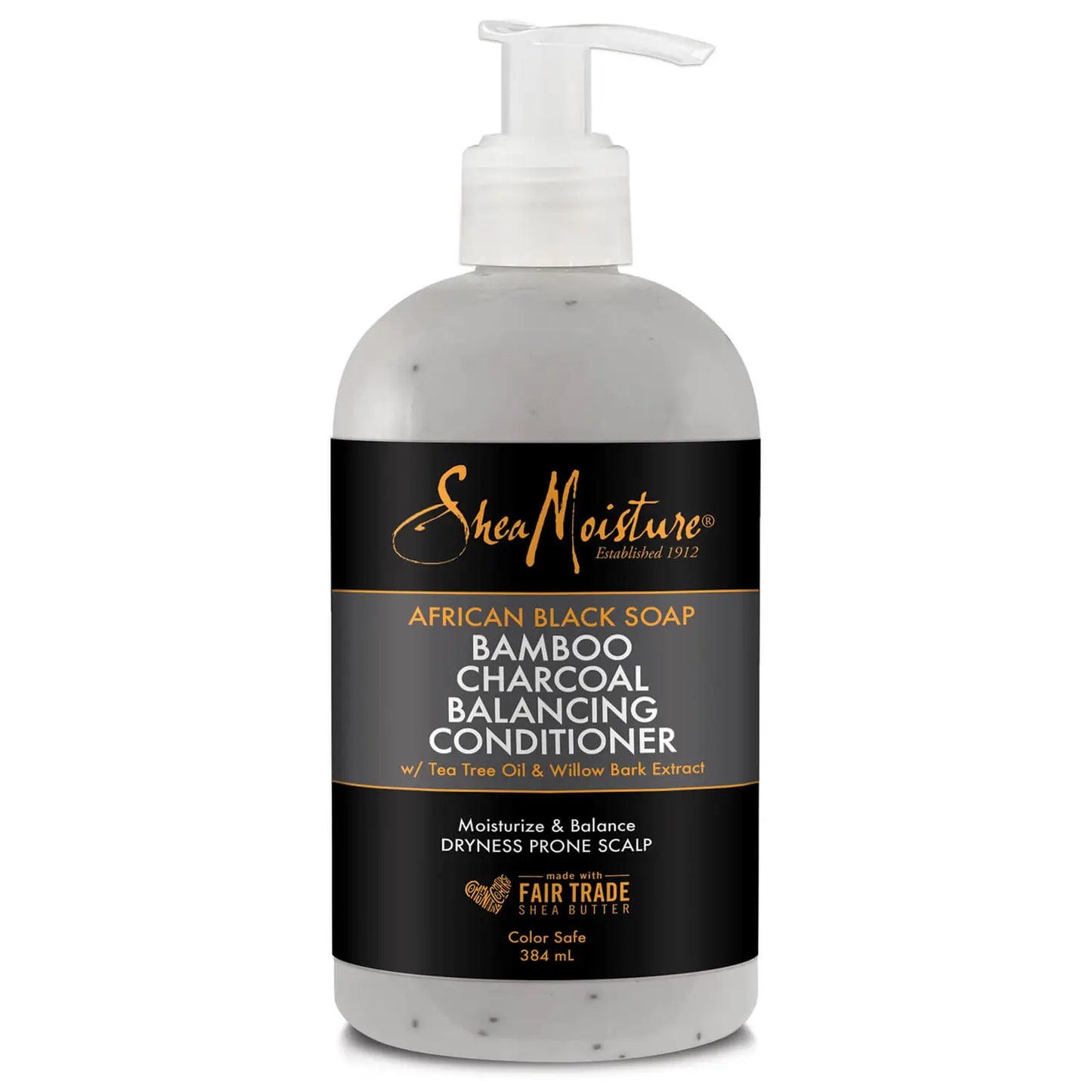 Shea Moisture African Black Soap Bamboo Charcoal Shampoo/Conditioner