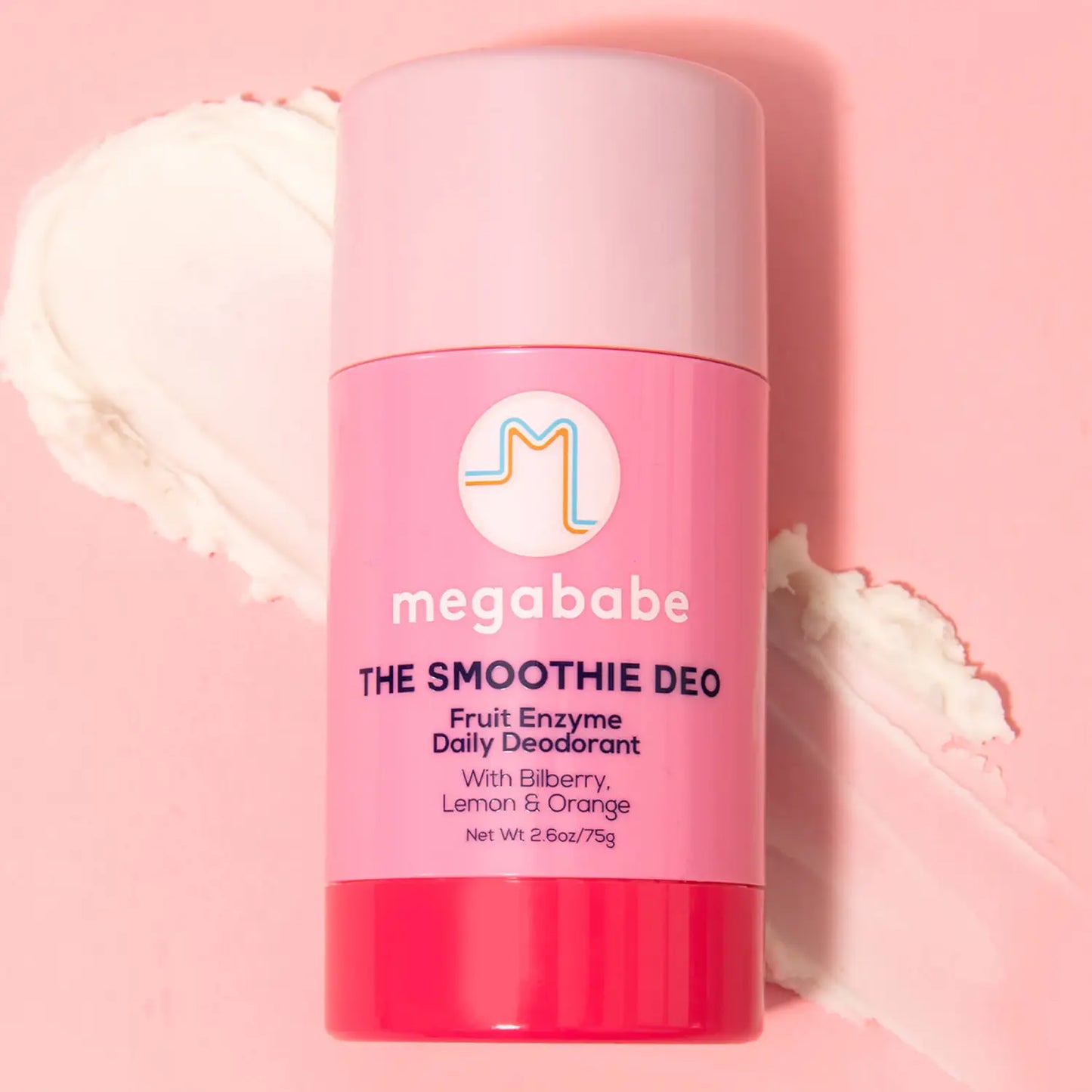 MEGABABE THE SMOOTHIE DEO FRUIT ENZYME DAILY DEODORANT (VARIOUS SIZES)