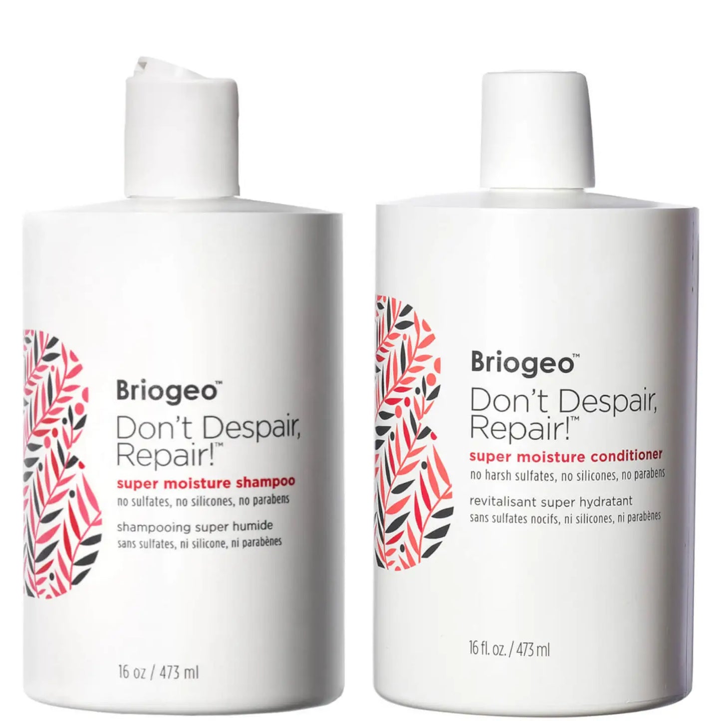 BRIOGEO DON'T DESPAIR, REPAIR! SUPER MOISTURE SHAMPOO AND CONDITIONER