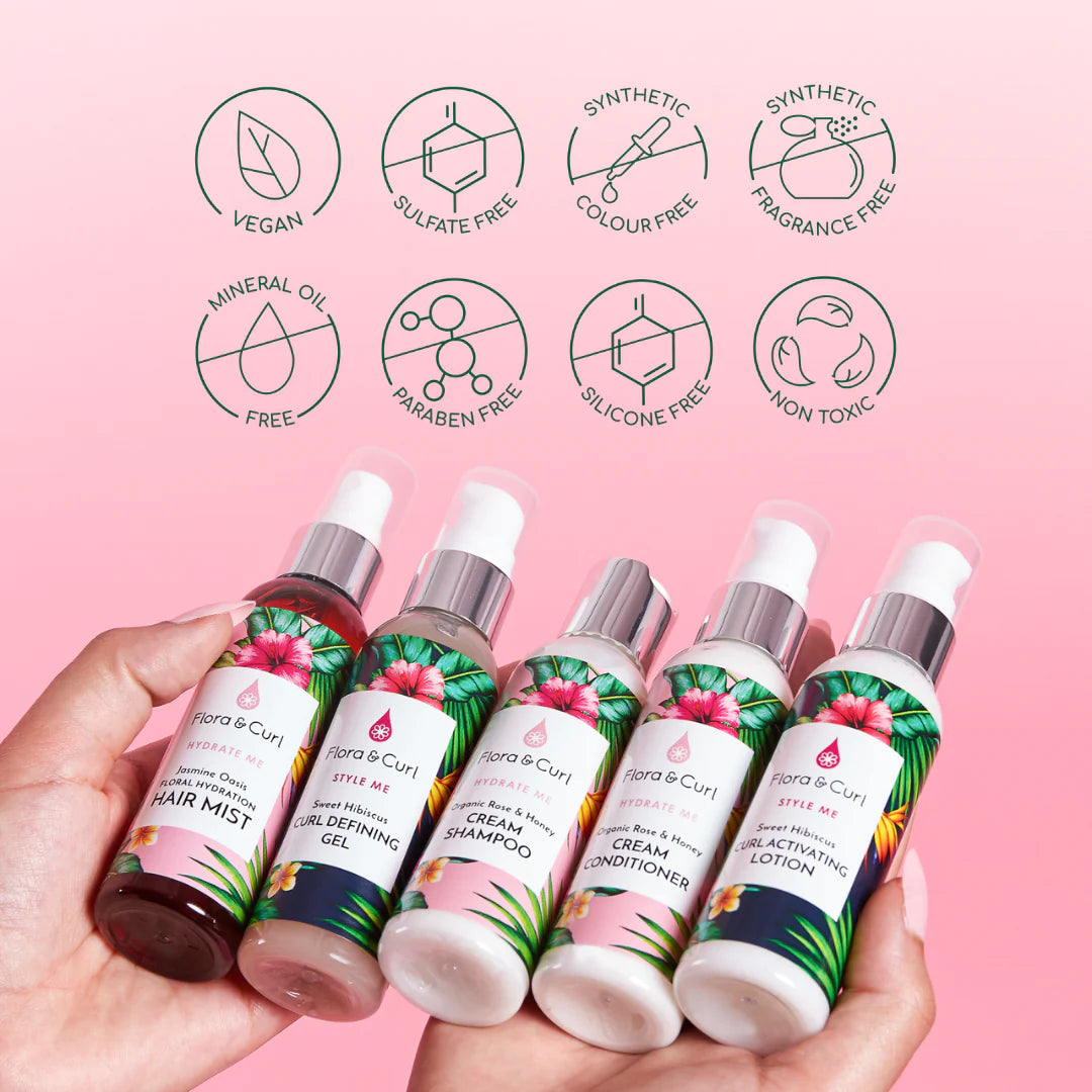 Flora&Curl Mini Essentials Curl Kit