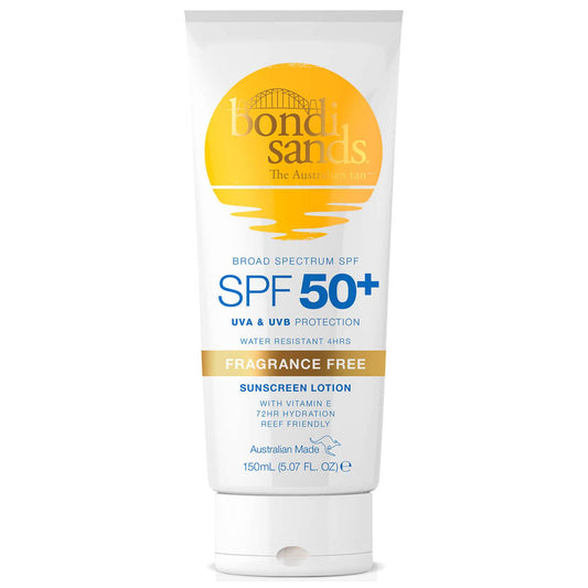 BONDI SANDS SUNSCREEN LOTION SPF50+ - FRAGRANCE FREE 150ML