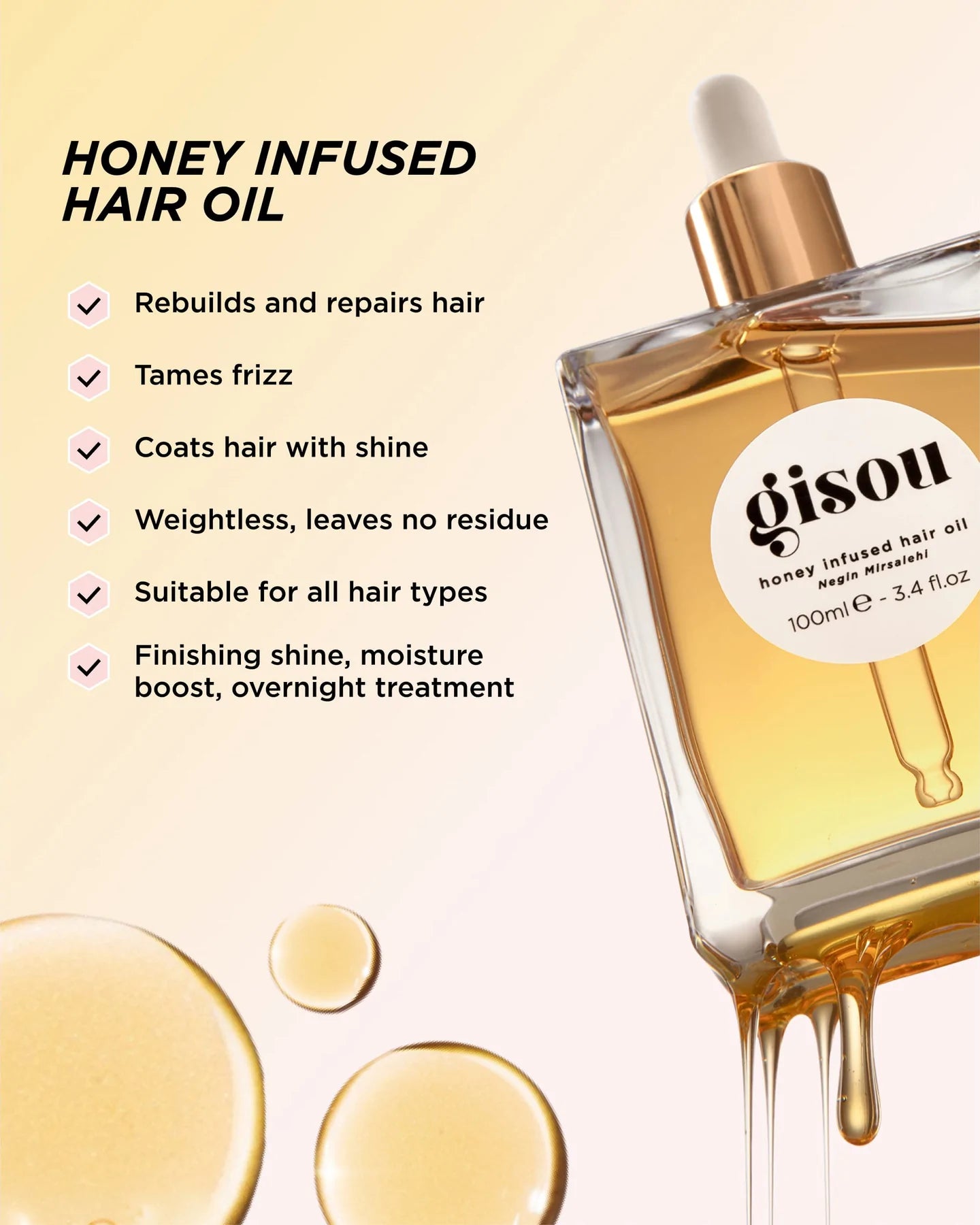 Gisou Hair Oil.