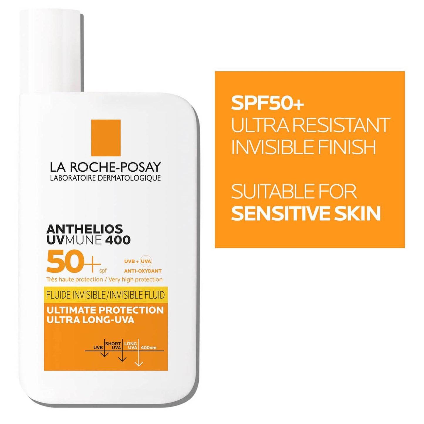 LA ROCHE-POSAY ANTHELIOS UVMUNE 400 INVISIBLE FLUID SPF50+