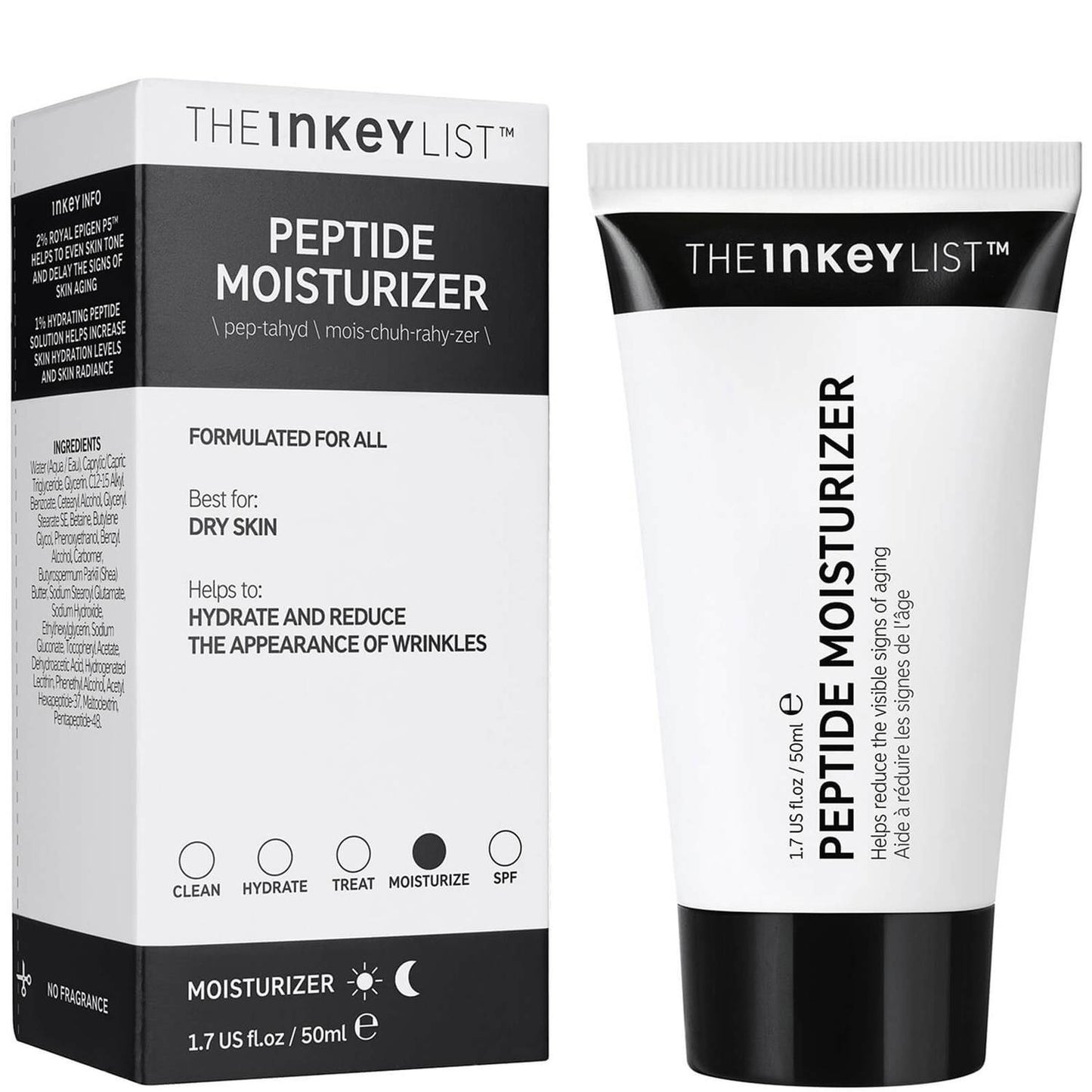 The Inkey List Peptide Moisturizer.