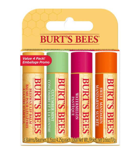 Burt’s Bees Lip Balm Set.