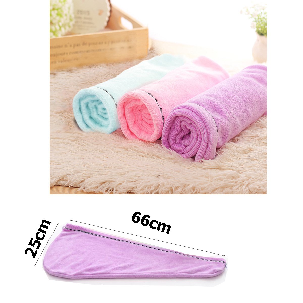 Microfiber Hair Towel